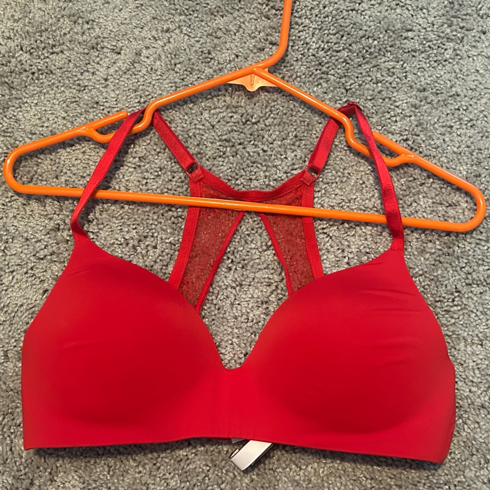 Victoria’s Secret T-shirt wireless Bra - Red - 34D